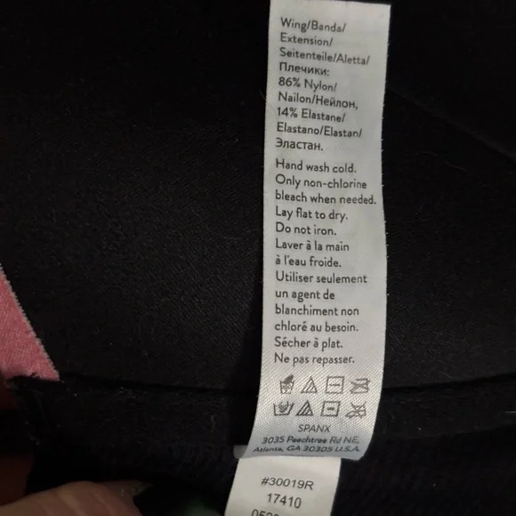 SPANX Limited Edition Pink and Black Artistic Bra-llelujah! Full Coverage Bra - Picture 7 of 8
